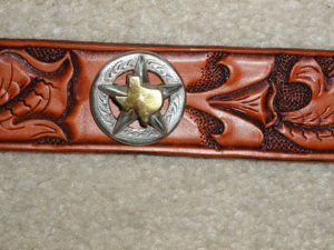 Belt with conchos