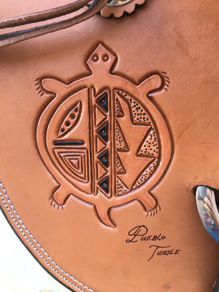 Custom Saddle w/ Indian Art