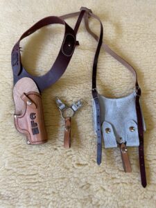 Shoulder Holster with mag carrier (see video below)